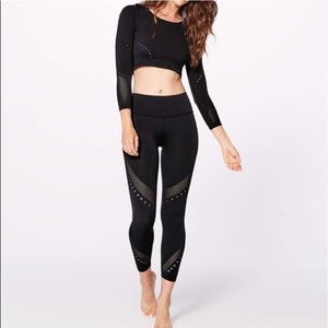 Reveal 7/8 size 6 lululemon black pant